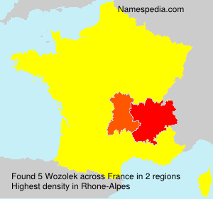 Surname Wozolek in France Surname Wozolek in France
