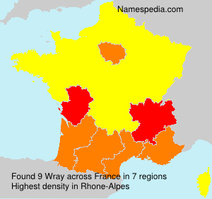 Surname Wray in France Surname Wray in France