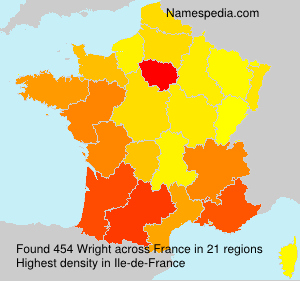 Surname Wright in France Surname Wright in France
