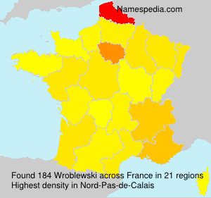 Surname Wroblewski in France Surname Wroblewski in France