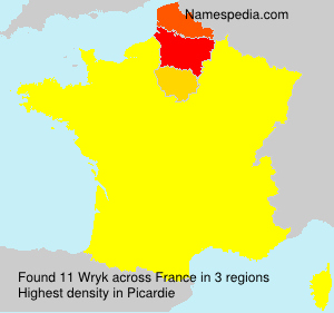Surname Wryk in France Surname Wryk in France