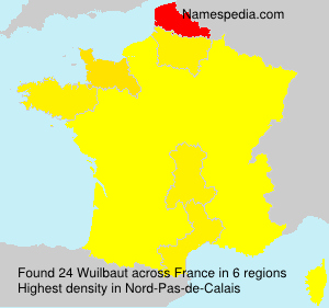 Surname Wuilbaut in France Surname Wuilbaut in France