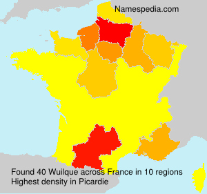 Surname Wuilque in France Surname Wuilque in France