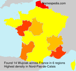 Surname Wujciak in France Surname Wujciak in France