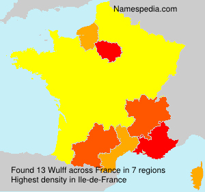 Surname Wulff in France Surname Wulff in France