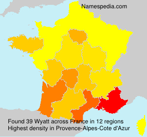 Surname Wyatt in France