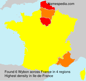 Surname Wybon in France