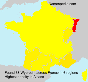 Surname Wybrecht in France