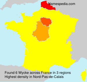 Surname Wycke in France