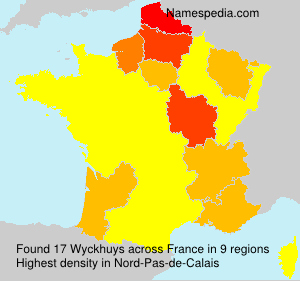 Surname Wyckhuys in France