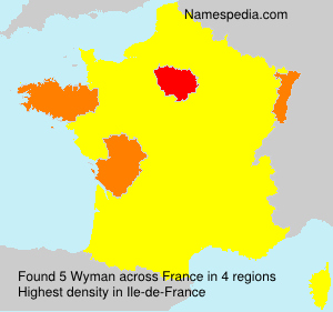 Surname Wyman in France Surname Wyman in France