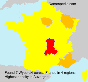 Surname Wyporski in France Surname Wyporski in France