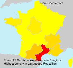 Surname Xambo in France