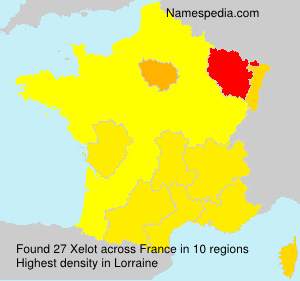 Surname Xelot in France Surname Xelot in France