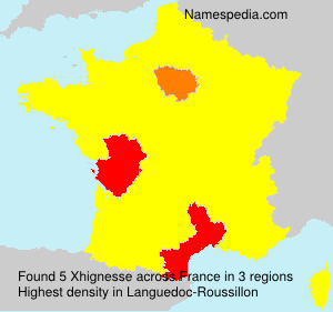 Surname Xhignesse in France Surname Xhignesse in France