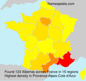 Surname Xiberras in France Surname Xiberras in France