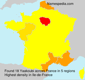 Surname Yaakoubi in France Surname Yaakoubi in France