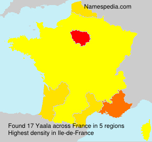 Surname Yaala in France Surname Yaala in France