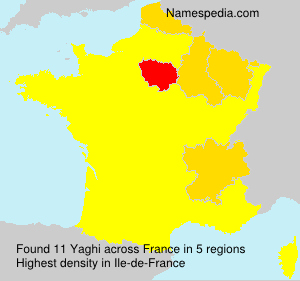 Surname Yaghi in France Surname Yaghi in France