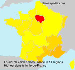 Surname Yaich in France Surname Yaich in France