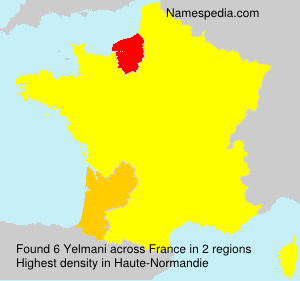 Surname Yelmani in France Surname Yelmani in France