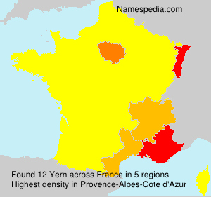 Surname Yern in France Surname Yern in France