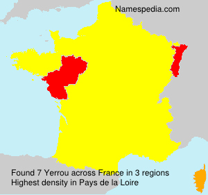 Surname Yerrou in France Surname Yerrou in France