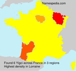 Surname Yigci in France Surname Yigci in France
