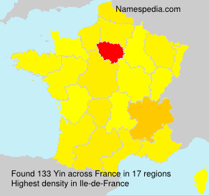 Surname Yin in France