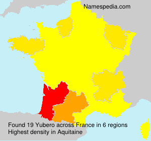 Surname Yubero in France Surname Yubero in France