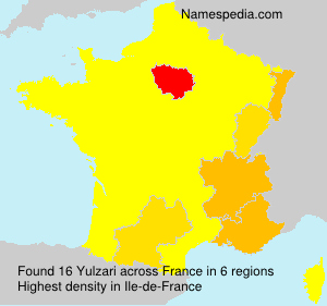 Surname Yulzari in France Surname Yulzari in France