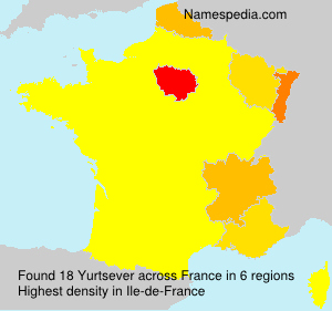 Surname Yurtsever in France Surname Yurtsever in France