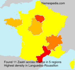 Surname Zaatri in France Surname Zaatri in France
