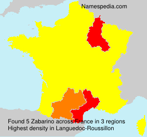 Surname Zabarino in France Surname Zabarino in France