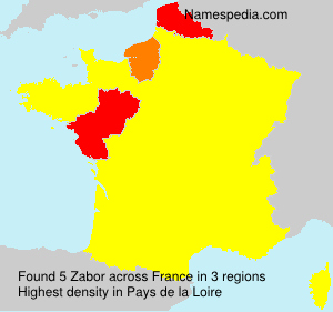 Surname Zabor in France Surname Zabor in France