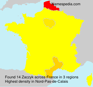 Surname Zaczyk in France Surname Zaczyk in France