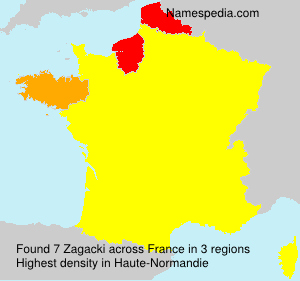 Surname Zagacki in France Surname Zagacki in France