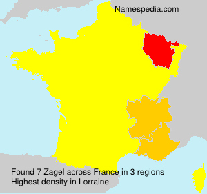 Surname Zagel in France Surname Zagel in France