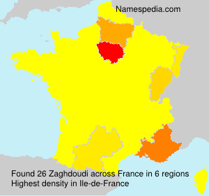 Surname Zaghdoudi in France Surname Zaghdoudi in France