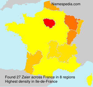 Surname Zaier in France Surname Zaier in France