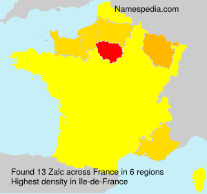 Surname Zalc in France Surname Zalc in France