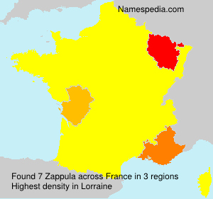 Surname Zappula in France Surname Zappula in France
