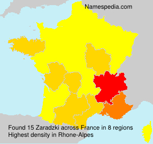 Surname Zaradzki in France Surname Zaradzki in France