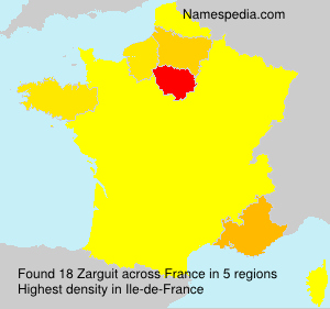 Surname Zarguit in France Surname Zarguit in France