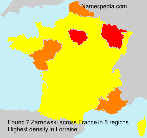 Surname Zarnowski in France Surname Zarnowski in France