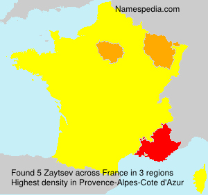 Surname Zaytsev in France Surname Zaytsev in France