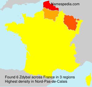 Surname Zdybal in France Surname Zdybal in France