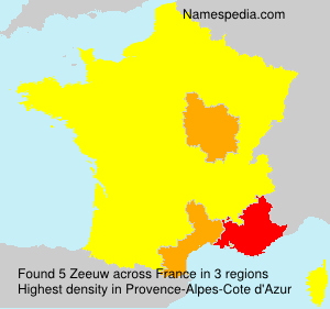 Surname Zeeuw in France Surname Zeeuw in France