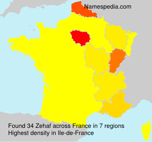 Surname Zehaf in France Surname Zehaf in France