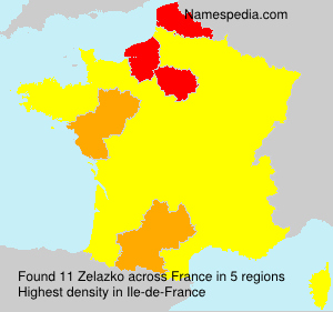 Surname Zelazko in France Surname Zelazko in France
